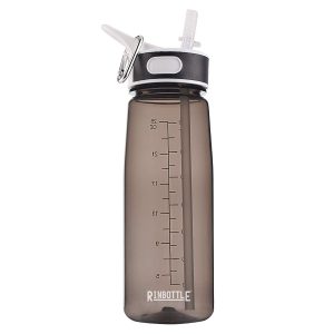 REUSABLE WATER BOTTLE WITH STRAW